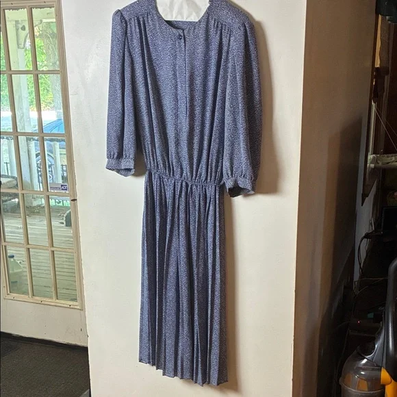 Alexis | Dresses | Alexis Long Sleeve Patterned Dress In Blue | Poshmark